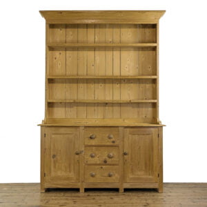 M-4971 Antique Victorian Pine Kitchen Dresser Penderyn Antiques (1)