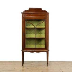 M-5001 Small Antique Edwardian Mahogany Display Cabinet Penderyn Antiques (1)
