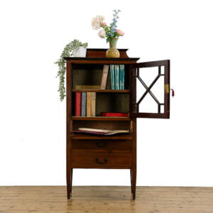 M-5013 Antique Edwardian Mahogany Music Cabinet Penderyn Antiques (1)