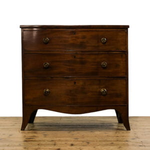 M-5025 Antique Mahogany Bow Front Chest of Drawers Penderyn Antiques (2)
