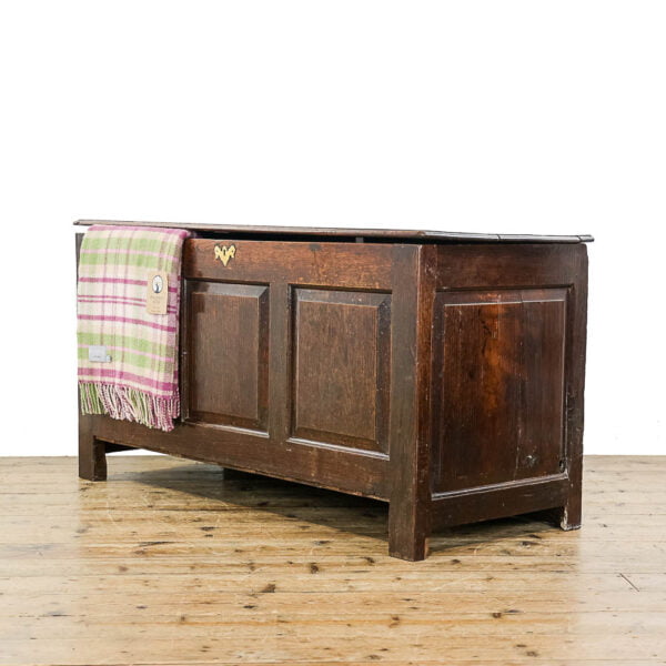 M-5031 Antique 18th Century Welsh Oak Coffer Penderyn Antiques (1)