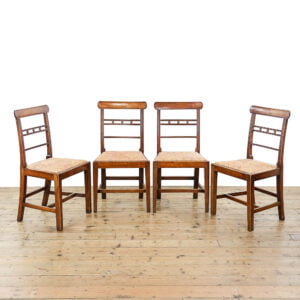 M-5039 Set of Four Antique Bobbin Dining Chairs Penderyn Antiques (1)