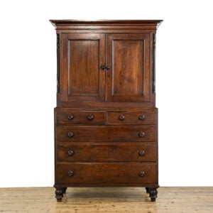 M-5043 Antique Victorian Oak Housekeeper’s Cupboard Penderyn Antiques (2)