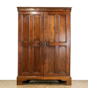 M-5045 Antique Oak Housekeeper's Cupboard Penderyn Antiques (1)