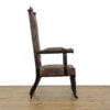 M-5054 Antique 19th Century Upholstered Gothic Armchair Penderyn Antiques (3)