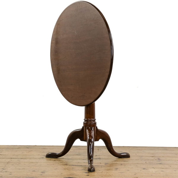 M-5055 Antique Georgian Mahogany Tilt Top Table Penderyn Antiques (3)