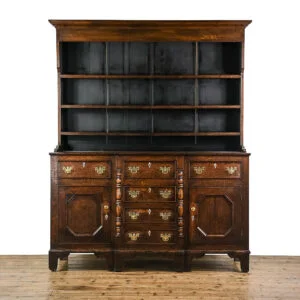 M-5064A Large Antique North Wales Anglesey Oak Dresser Penderyn Antiques (1)