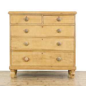 M-5027 Antique Victorian Pine Chest of Drawers Penderyn Antiques (2)