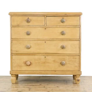 M-5027 Antique Victorian Pine Chest of Drawers Penderyn Antiques (2)