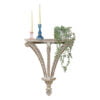 M-5059 Vintage Painted Wall Sconce Shelf Penderyn Antiques (1)