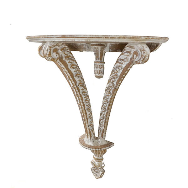 M-5059 Vintage Painted Wall Sconce Shelf Penderyn Antiques (3)