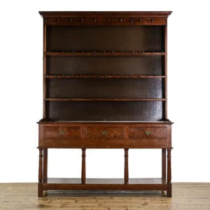 M-5078 Antique 19th Century Oak Dresser Penderyn Antiques (1)