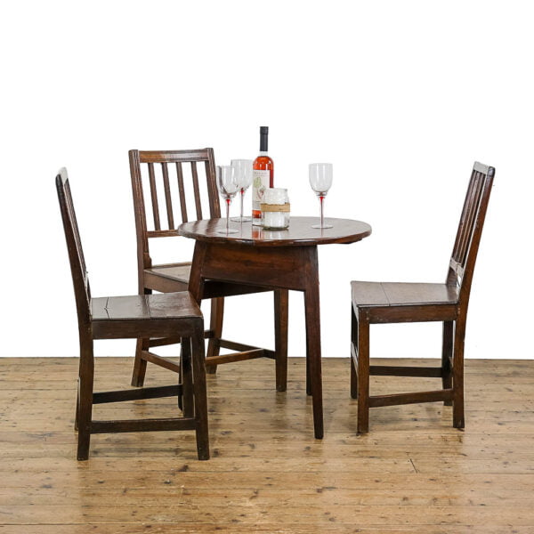 M-5080 Antique 19th Century Elm Cricket Table Penderyn Antiques (1)