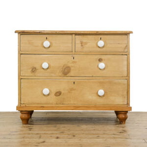 M-5100 Antique Victorian Pine Chest of Drawers Penderyn Antiques (2)