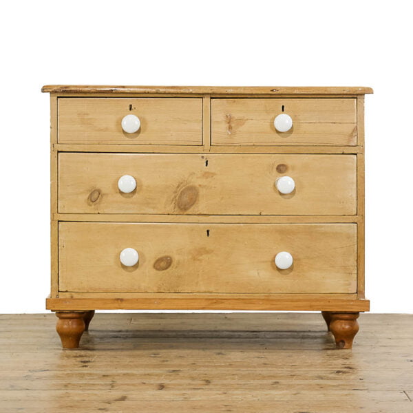M-5100 Antique Victorian Pine Chest of Drawers Penderyn Antiques (2)