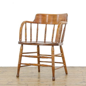 M-5114 Antique Edwardian Desk Chair Penderyn Antiques (2)