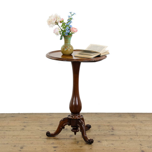 M-5140 Antique Victorian Mahogany Pillar Table Penderyn Antiques (1)