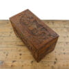 M-5127 Antique Early 20th Century Oriental Carved Camphor Wood Trunk Penderyn Antiques 6