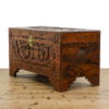 M-5127 Antique Early 20th Century Oriental Carved Camphor Wood Trunk Penderyn Antiques (2