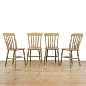 M-5122A Set of Four Antique Pine Chairs Penderyn Antiques (1)