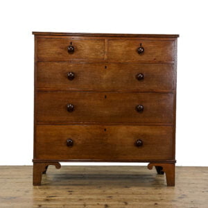 M-5126 Antique Oak Chest of Drawers Penderyn Antiques (1)