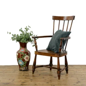 M-5132 Antique Arts and Crafts Stick Chair Penderyn Antiques (1)