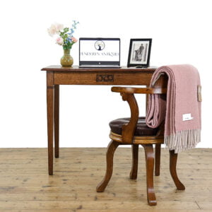 M-5134 Antique Oak Desk Table Penderyn Antiques (1)