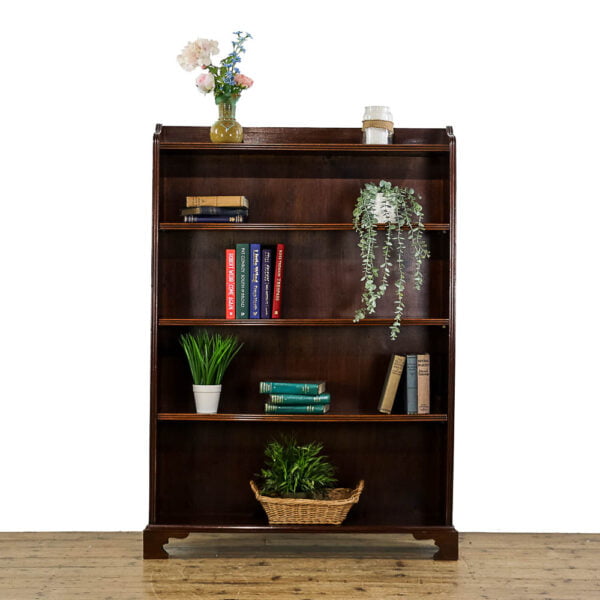 M-5145 Reproduction Mahogany Bookcase Penderyn Antiques (1)