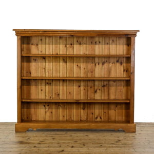 M-5146 Large Vintage Pine Bookcase Penderyn Antiques (2)