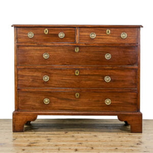 M-5165 Antique 19th Century Mahogany Chest of Drawers Penderyn Antiques (1)