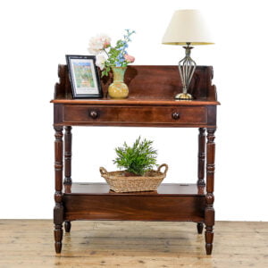 M-5180 Victorian Mahogany Washstand or Side Table Penderyn Antiques (1)