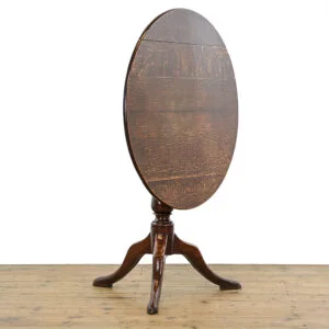 M-5181 Antique 19th Century Oak Tilt Top Table Penderyn Antiques (1)