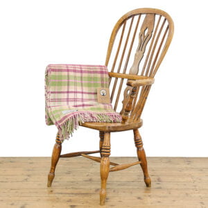 M-5198 Antique Ash and Elm Windsor Armchair Penderyn Antiques (1)
