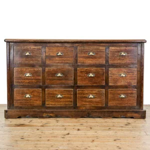 M-5208 Reclaimed Pine Bank Drawers Penderyn Antiques (2)