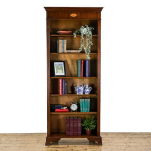 M-5131 Edwardian Style Mahogany Bookcase Penderyn Antiques (1)