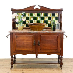 M-5193 Antique Edwardian Art Nouveau Washstand Penderyn Antiques (1)