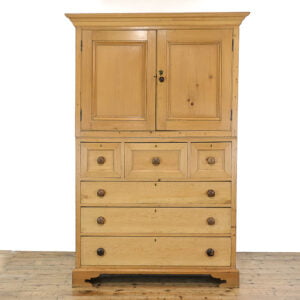 M-5231 Antique Victorian Pine Housekeeper's Cupboard Penderyn Antiques (2)