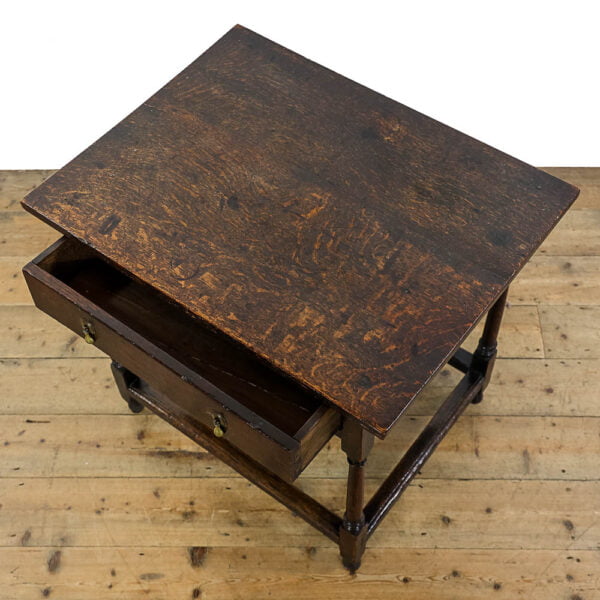 M-5240 Antique Charles II Oak Side Table Penderyn Antiques (11)