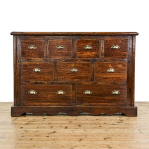 M-5242 Reclaimed Pine Bank of Drawers Penderyn Antiques (1)