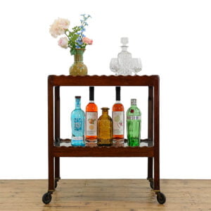 M-5244 Antique Mahogany Drinks Trolley Penderyn Antiques (1)