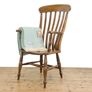 M-5252 Antique Ash and Elm Windsor Chair Penderyn Antiques (1)