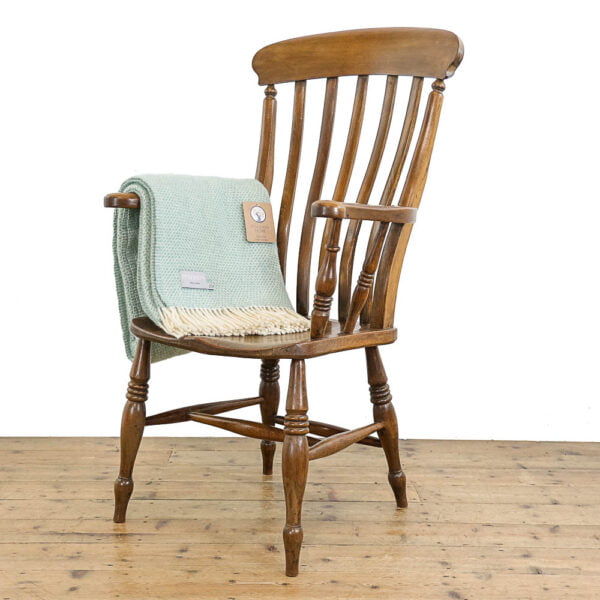 M-5252 Antique Ash and Elm Windsor Chair Penderyn Antiques (1)