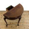 M-5254A Vintage Mahogany Demi Lune Card Table Penderyn Antiques (7)