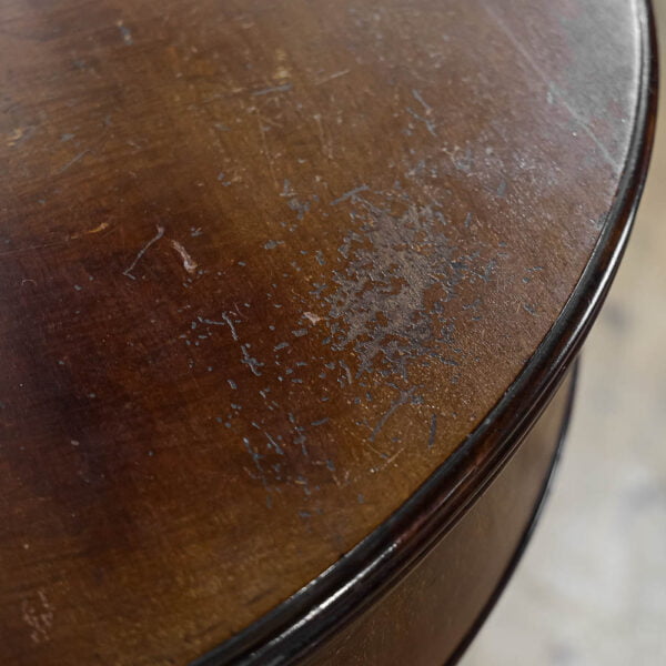 M-5254A Vintage Mahogany Demi Lune Card Table Penderyn Antiques (9)