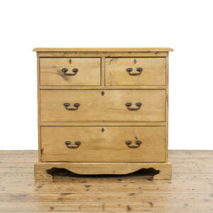 M-5095 Small Antique Edwardian Pine Chest of Drawers Penderyn Antiques (1)