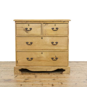 M-5095 Small Antique Edwardian Pine Chest of Drawers Penderyn Antiques (1)