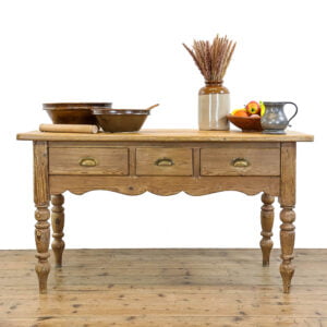 M-5096 Antique Victorian Pine Work Table Penderyn Antiques (1)