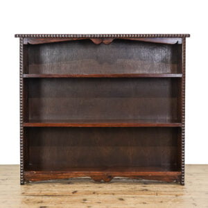 M-5273B Vintage Stained Pine Bookcase Penderyn Antiques (1)