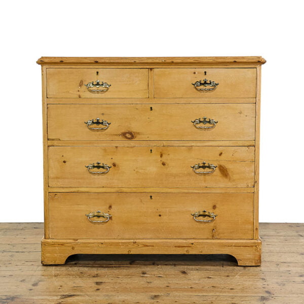 M-5282 Antique 19th Century Pine Chest of Drawers Penderyn Antiques (2)