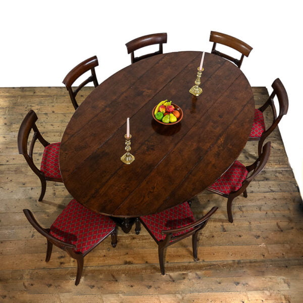 M-5308 Large Antique Oak Gate Leg Table Penderyn Antiques (2)